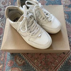 White Leather Sneakers